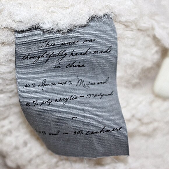 Raquel Allegra - Alpaca + Wool Open Knit Pullover- NWOT from Nordstrom Rack - Picture 10 of 12